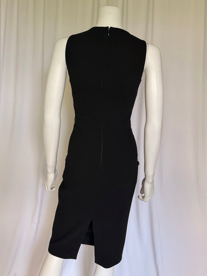 Michael Kors Collection Sleeveless Grommet-Detail Dress