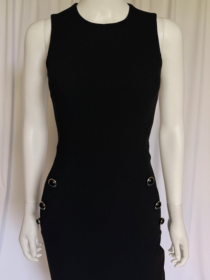 Michael Kors Collection Sleeveless Grommet-Detail Dress