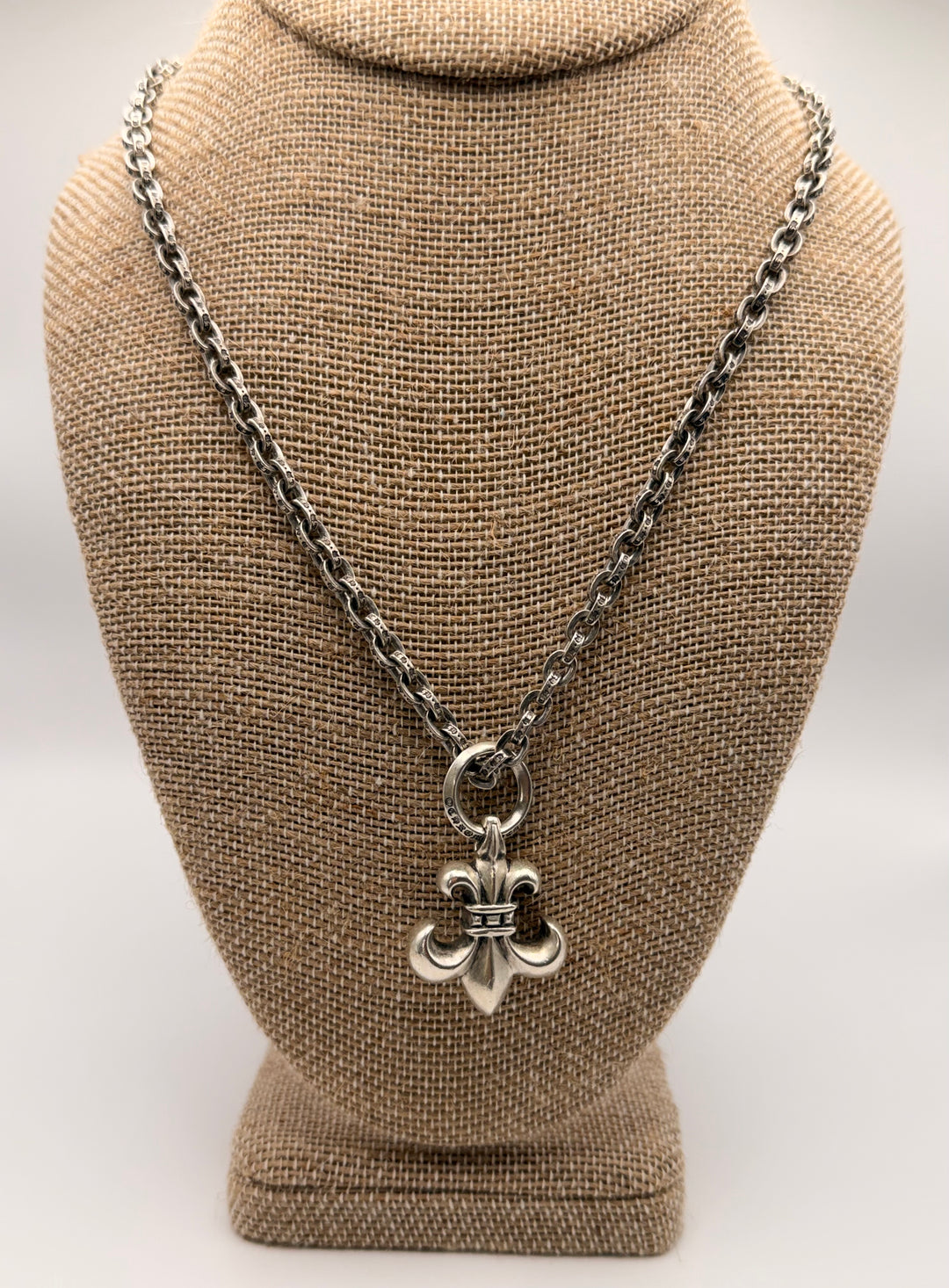 Chrome Hearts 1999 Fleur-de-Lis Pendant Necklace