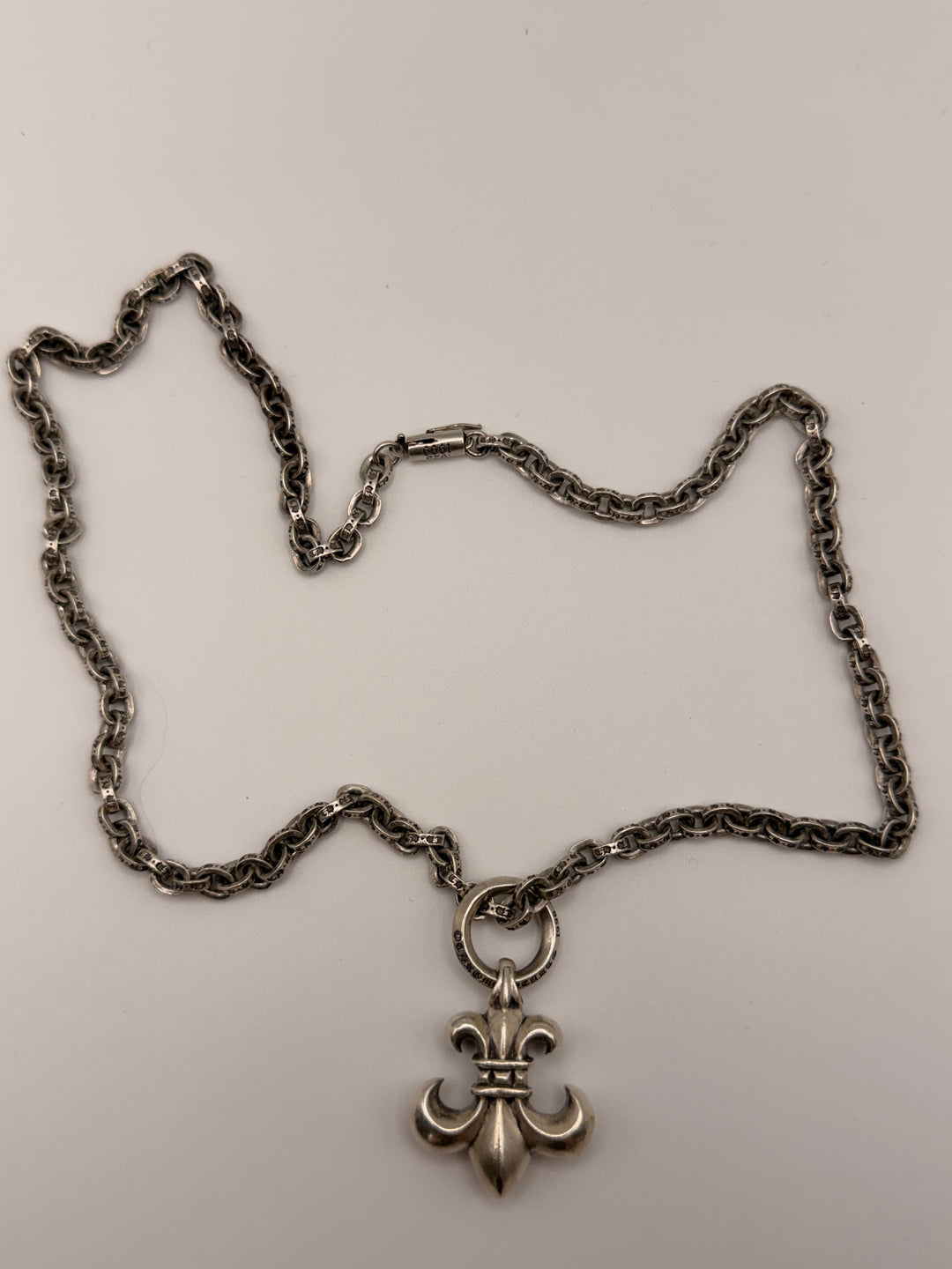 Chrome Hearts 1999 Fleur-de-Lis Pendant Necklace