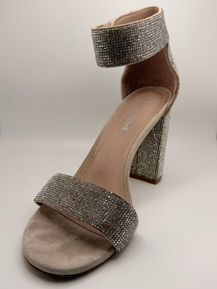 Jeffrey Campbell Crystal Embellished Block Heels