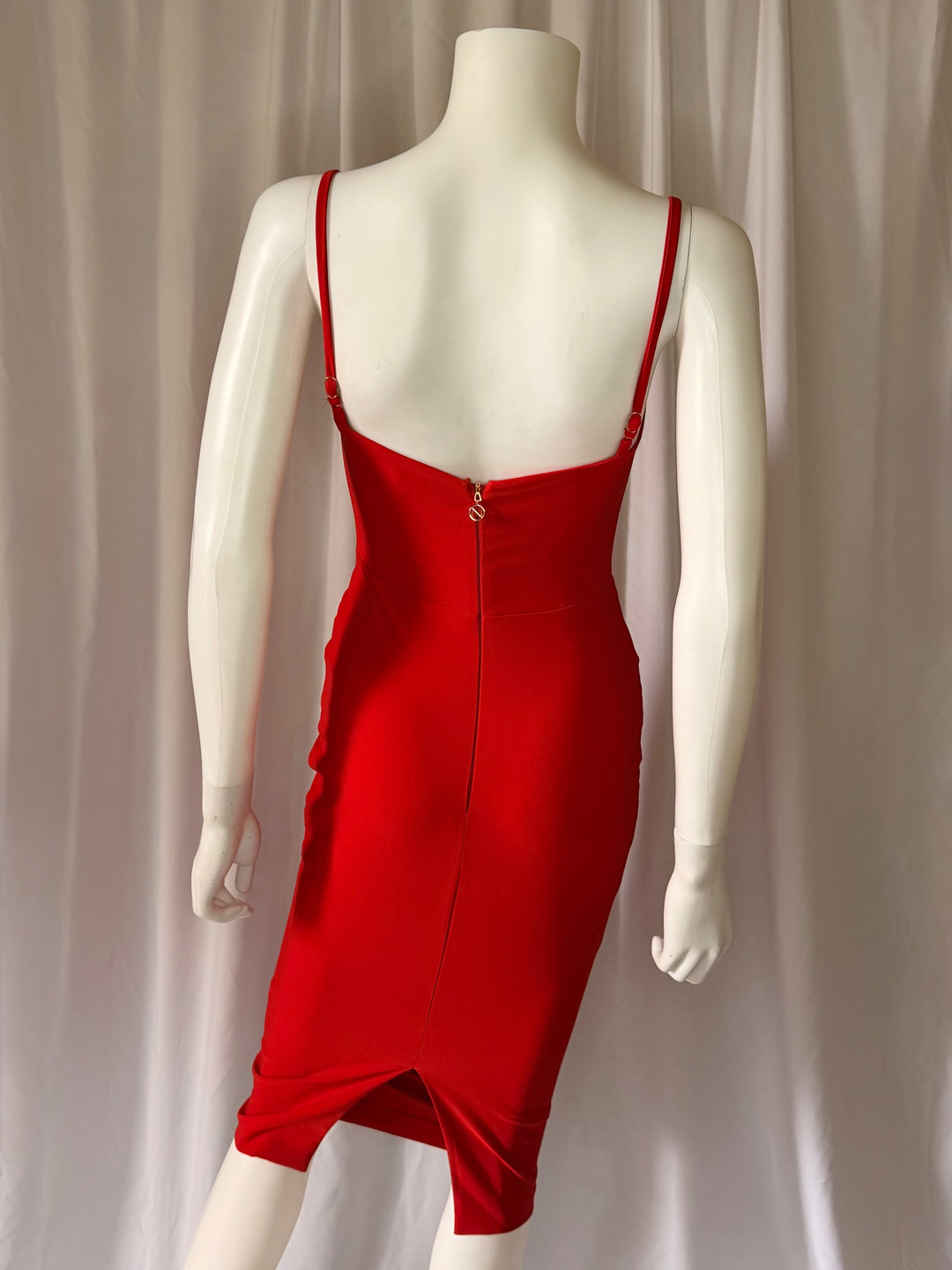 Nookie Scarlet Red Midi Dress