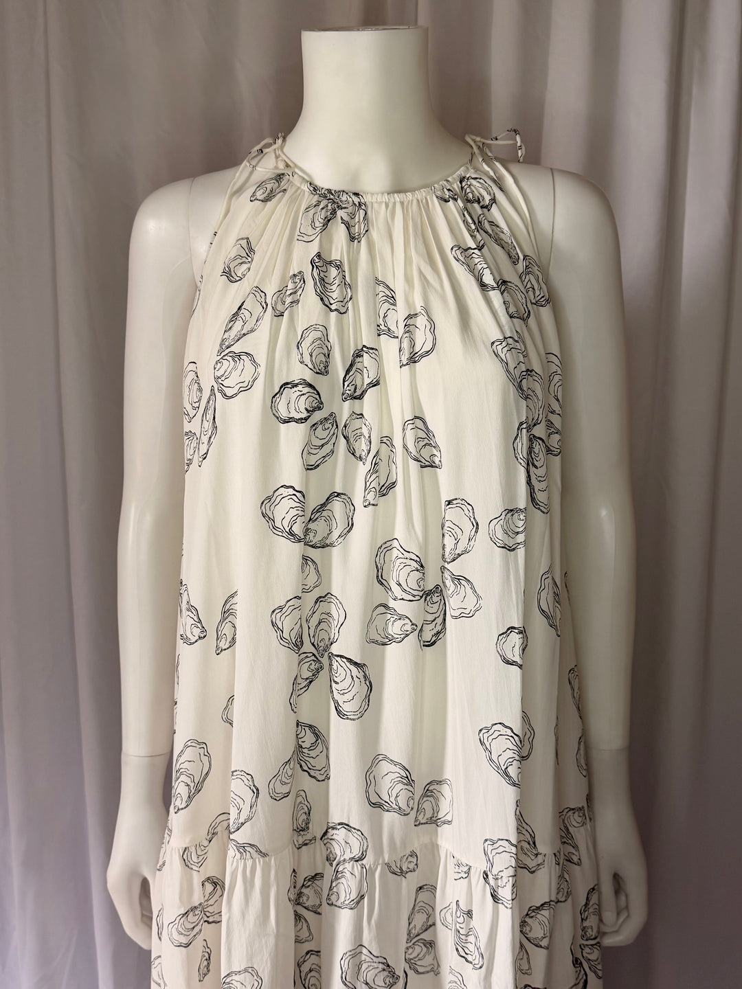 Anine Bing Oyster Print Maxi Dress