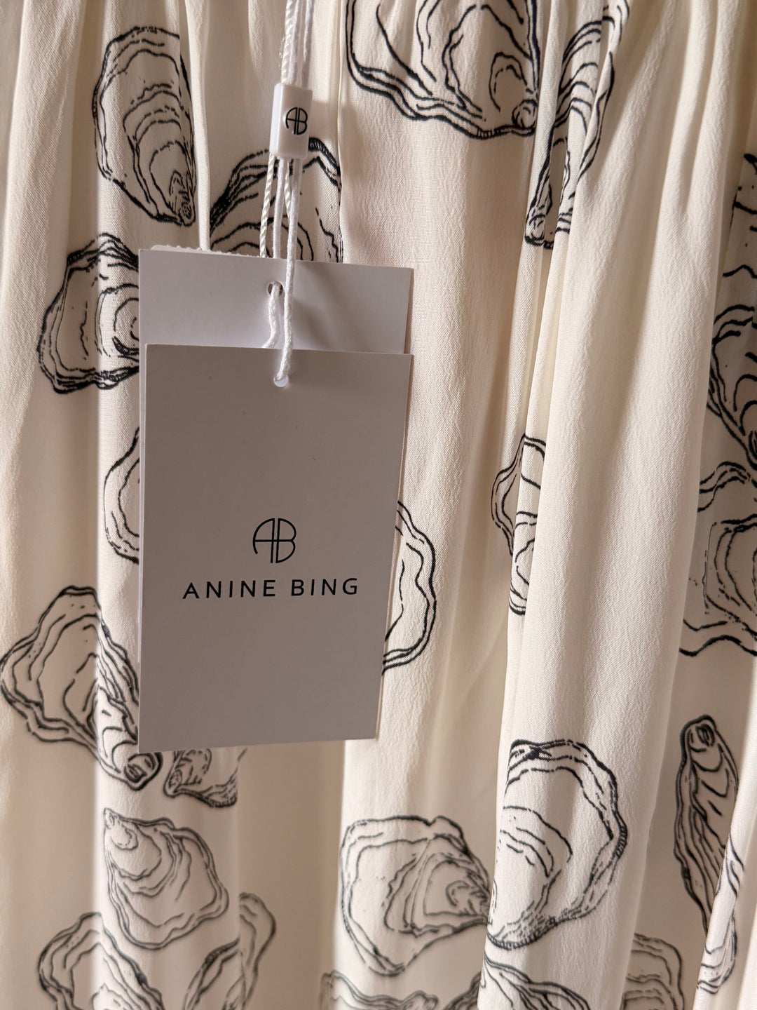 Anine Bing Oyster Print Maxi Dress