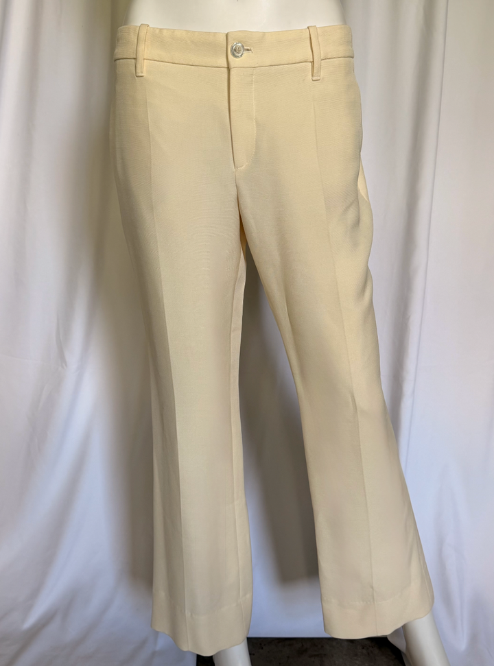 Gucci Ivory Wide-Leg Trousers