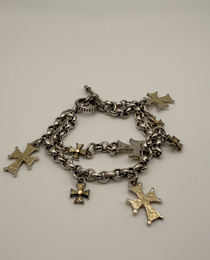 Konstantino Sterling Silver Charm Bracelet