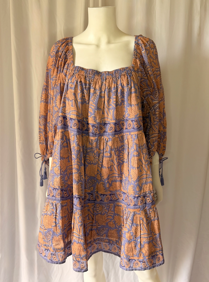Cleobella Floral Block Print Mini Dress