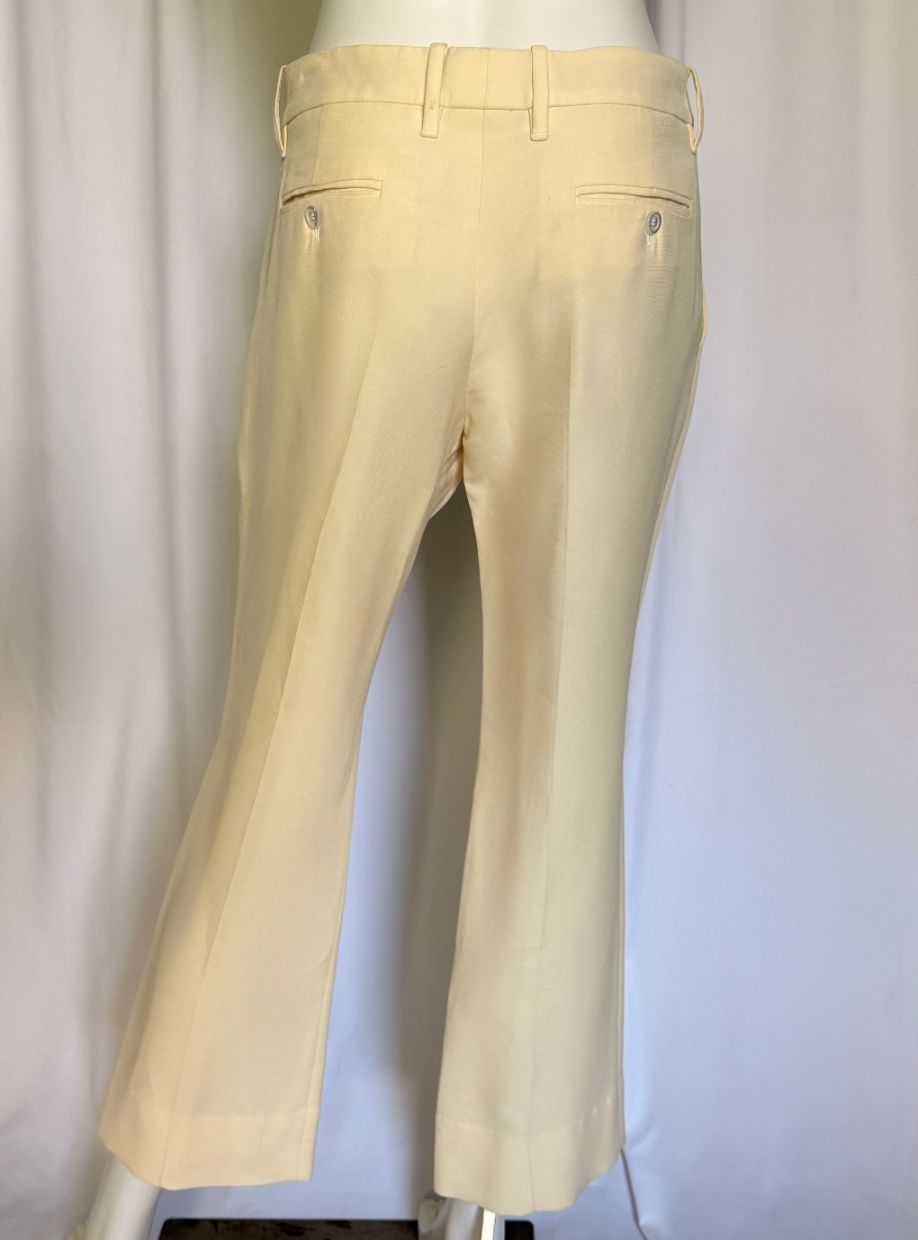 Gucci Ivory Wide-Leg Trousers