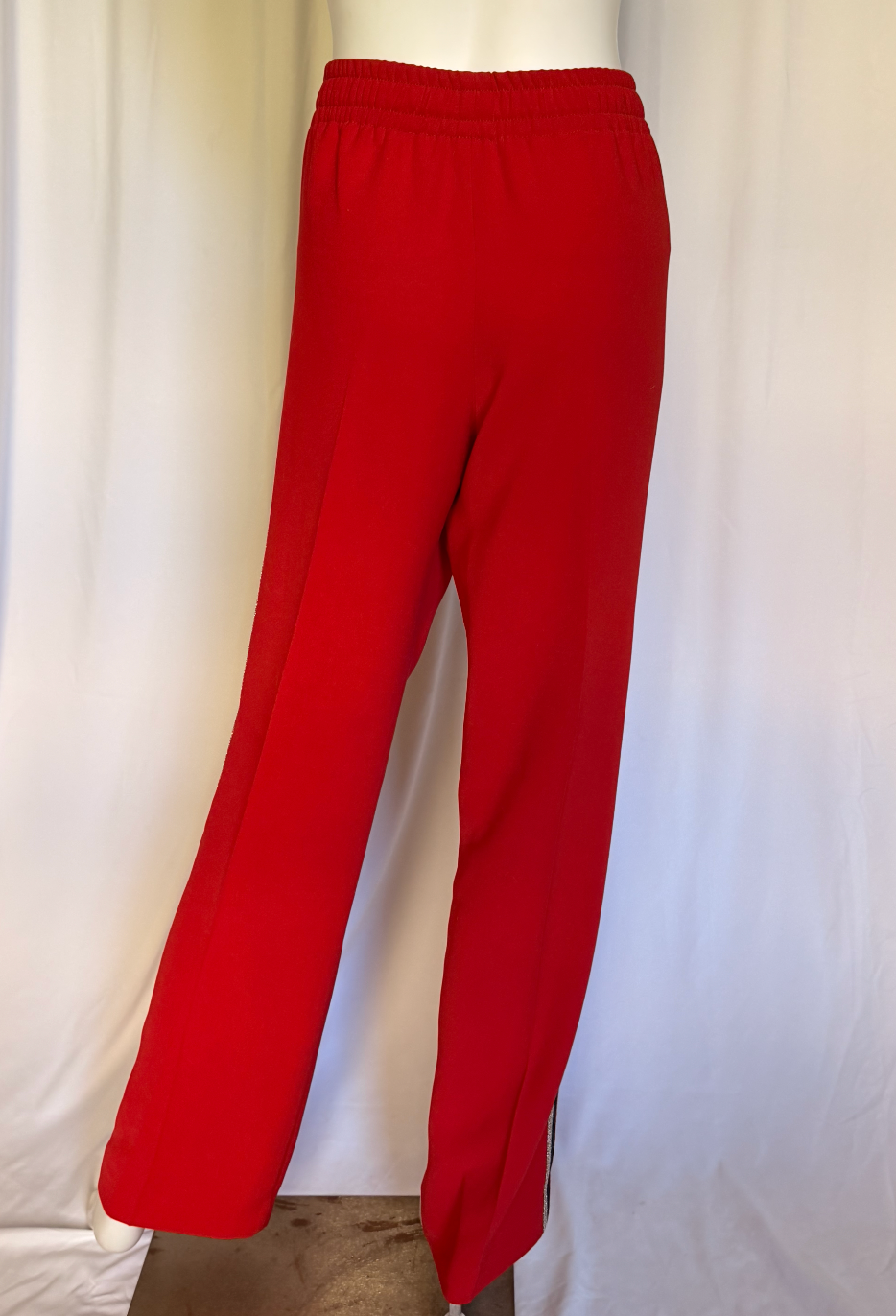 Zadig &amp; Voltaire Red Metallic Track Pants