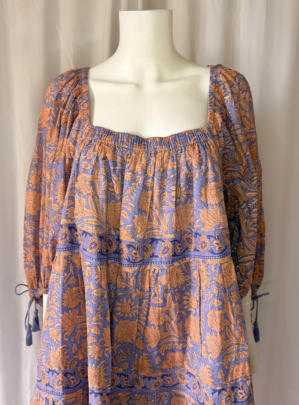 Cleobella Floral Block Print Mini Dress