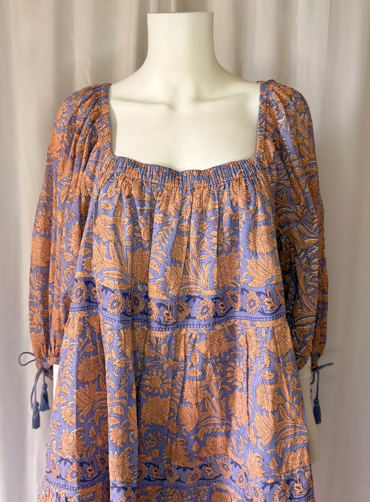 Cleobella Floral Block Print Mini Dress