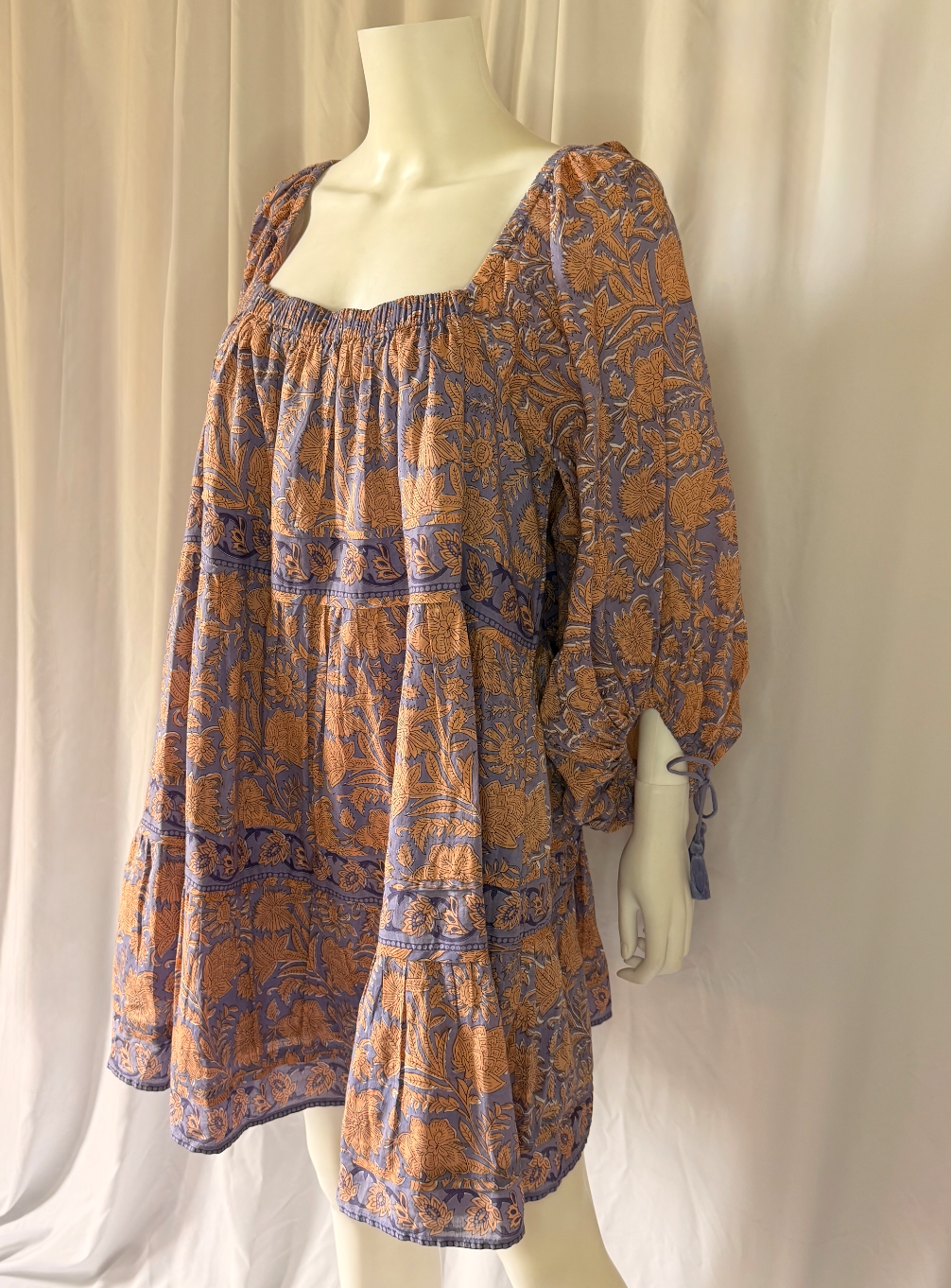 Cleobella Floral Block Print Mini Dress