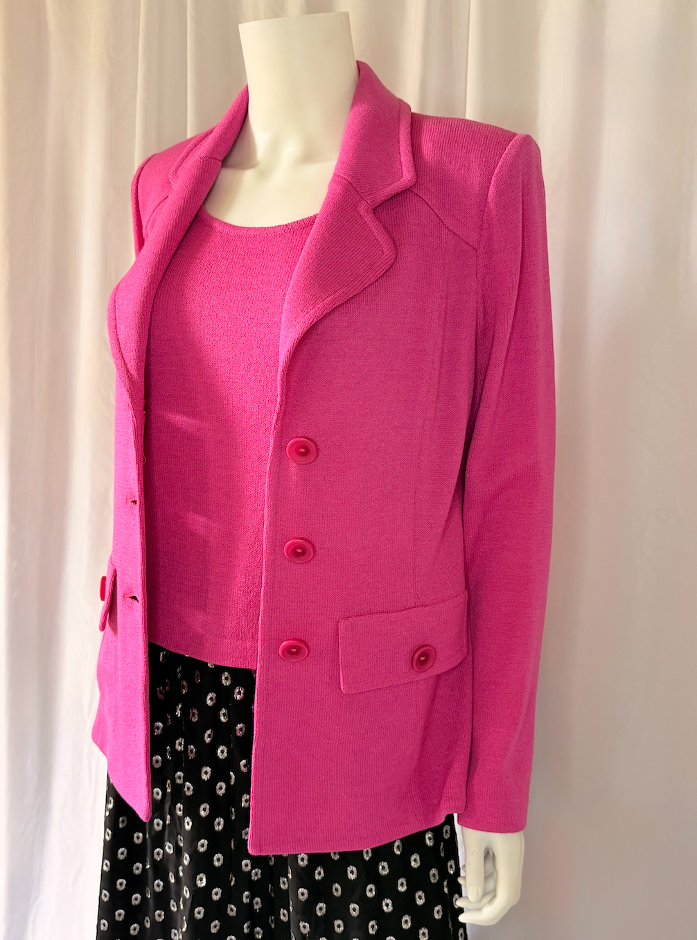 St. John Collection Pink Knit Blazer