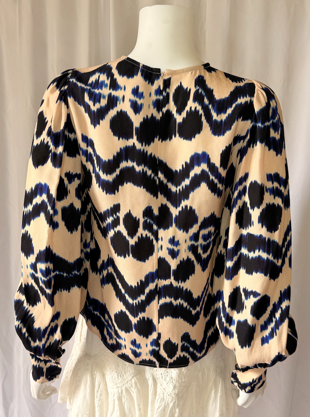 Ulla Johnson Silk Ikat Print Blouse