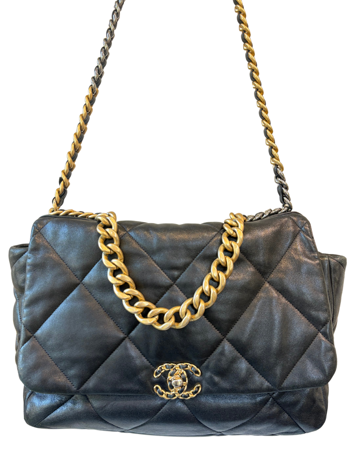 Chanel 19 Quilted Lambskin Flap Bag